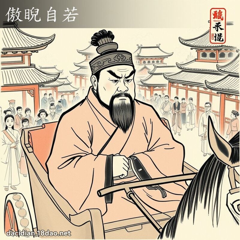 傲睨自若 配图