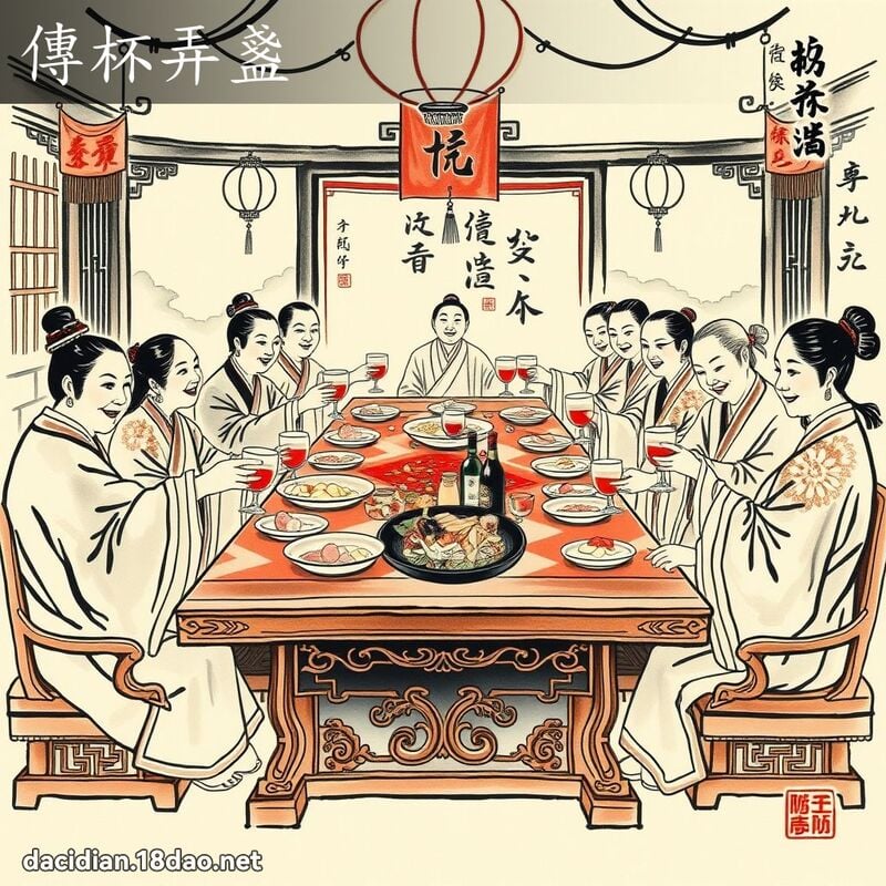 傳杯弄盞 配图