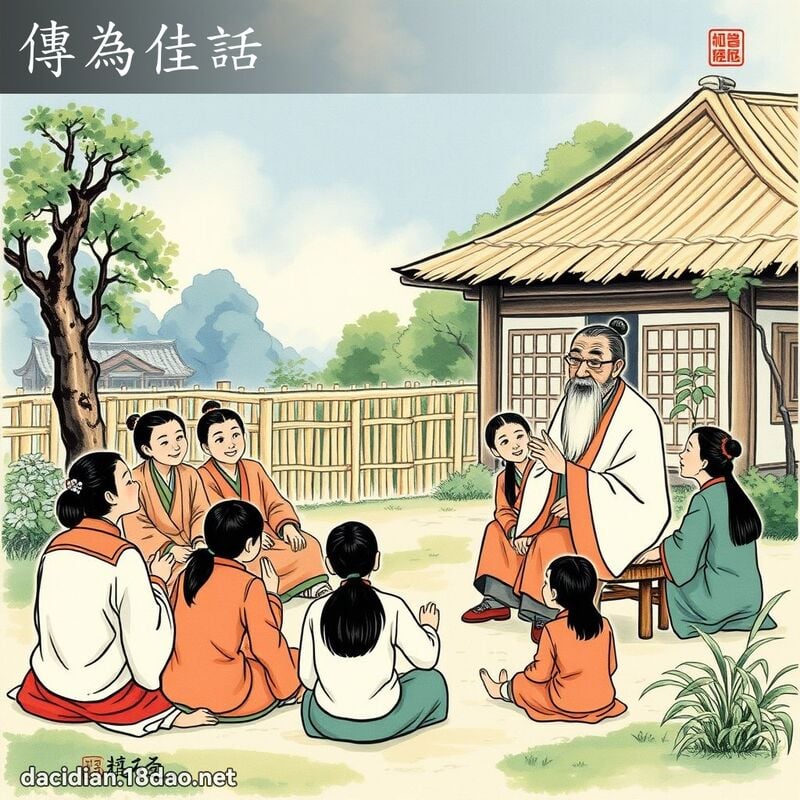 傳為佳話 配图