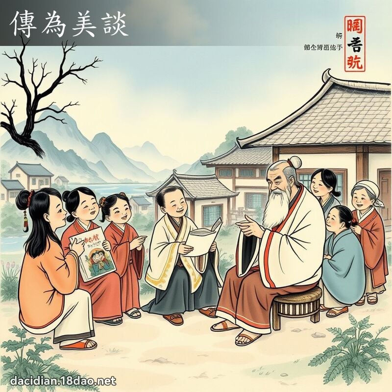 傳為美談 配图
