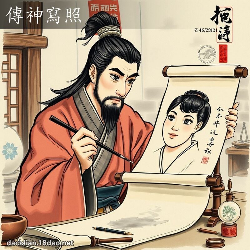 傳神寫照 配图