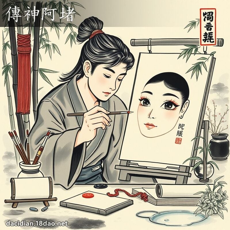傳神阿堵 配图
