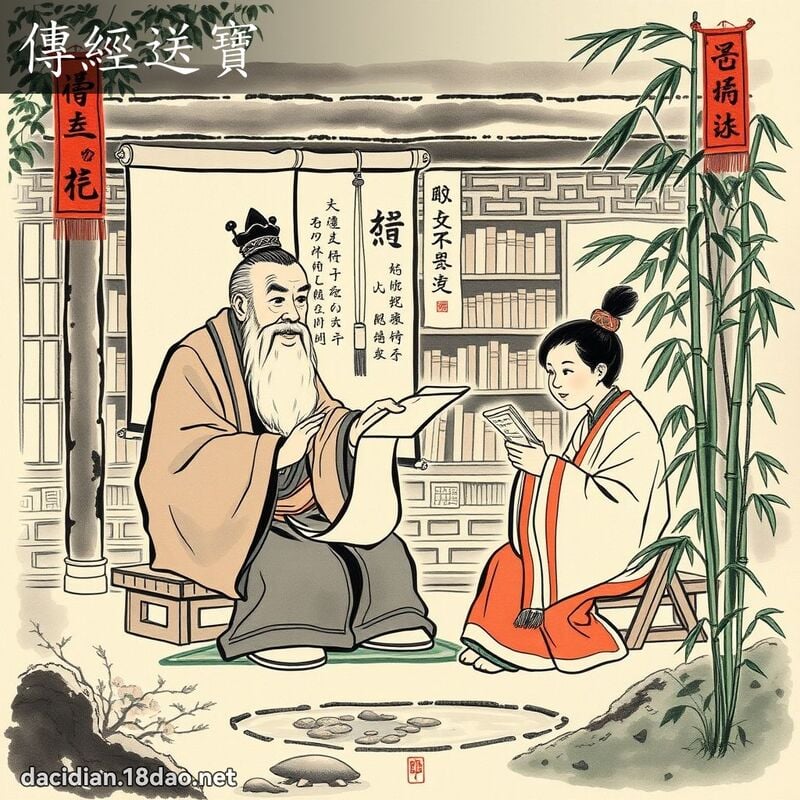 傳經送寶 配图