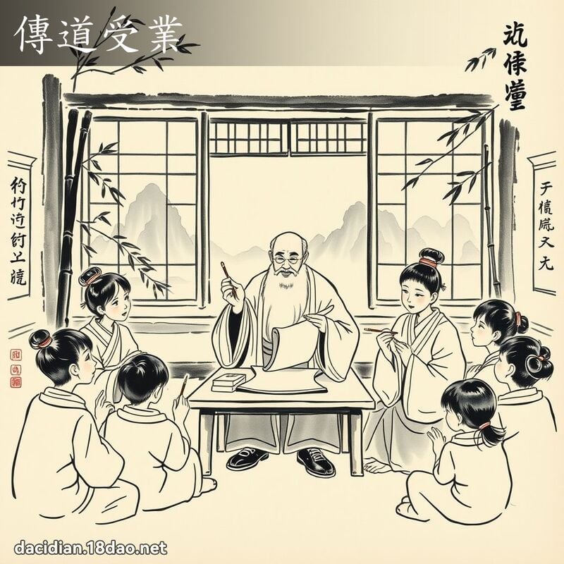 傳道受業 配图