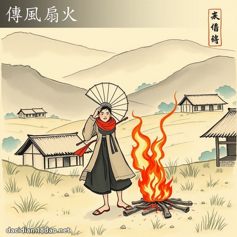 傳風扇火 配图