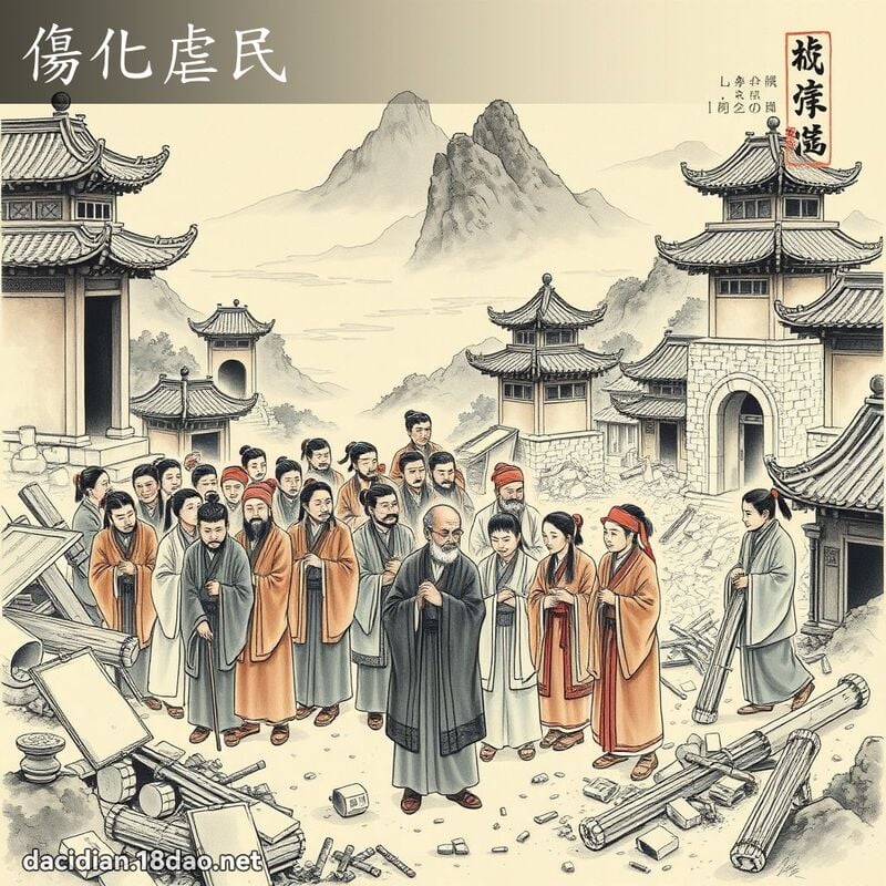 傷化虐民 配图