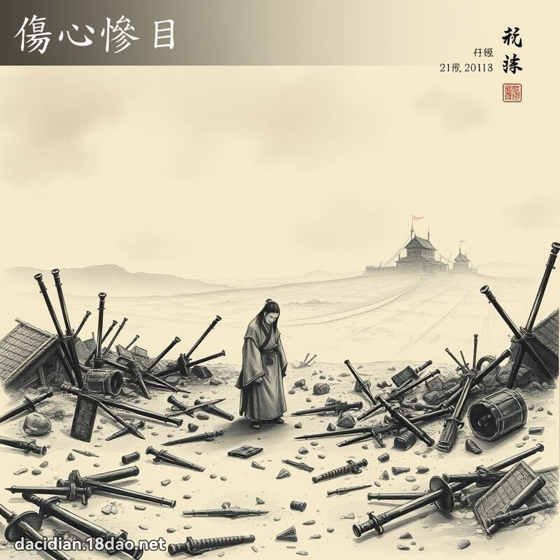 傷心慘目 配图