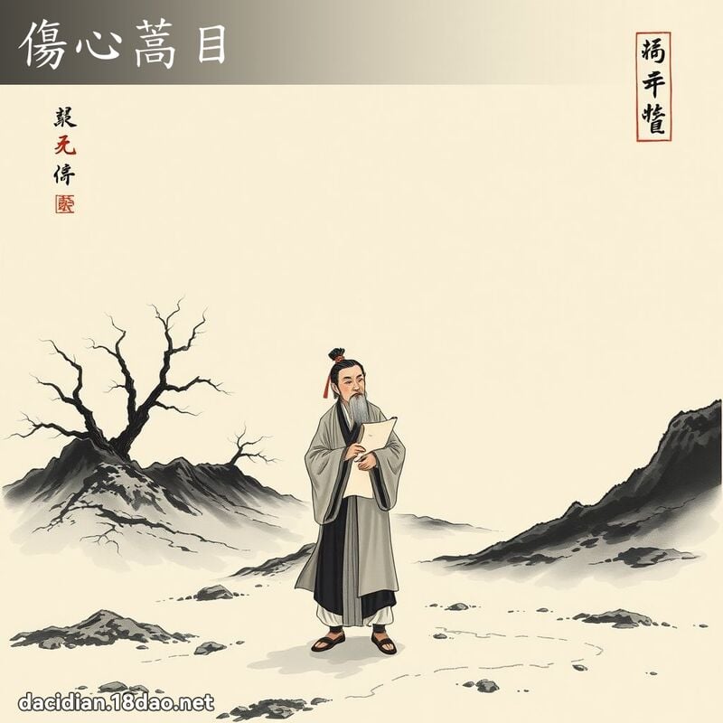 傷心蒿目 配图