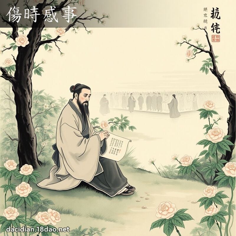 傷時感事 配图