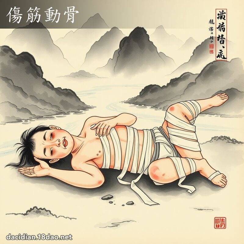 傷筋動骨 配图