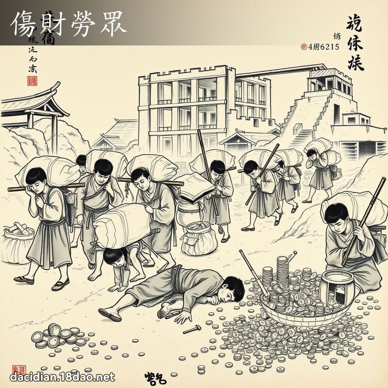 傷財勞眾 配图