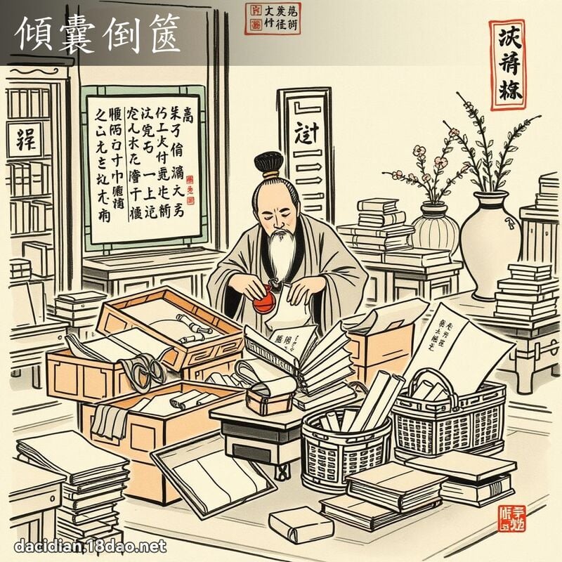 傾囊倒篋 配图