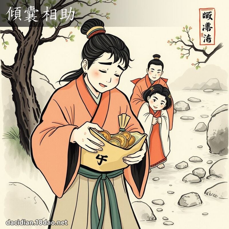 傾囊相助 配图
