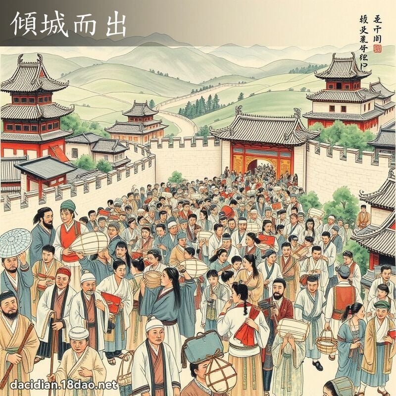 傾城而出 配图