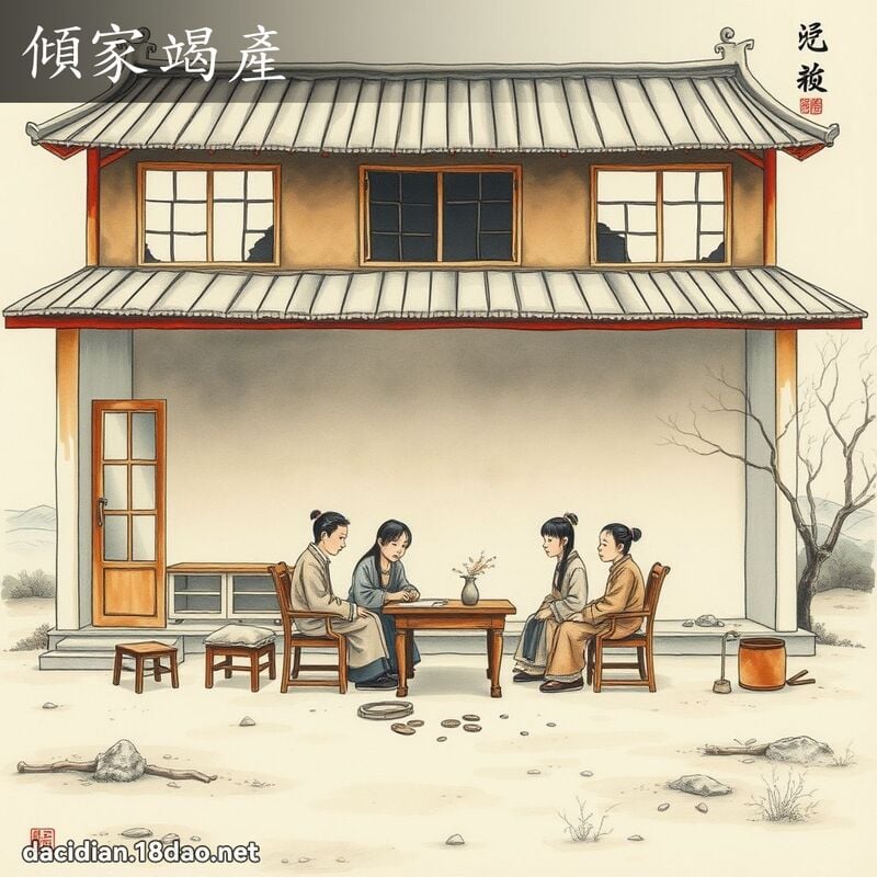 傾家竭產 配图