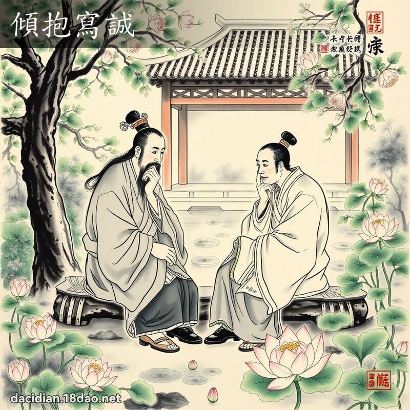 傾抱寫誠 配图