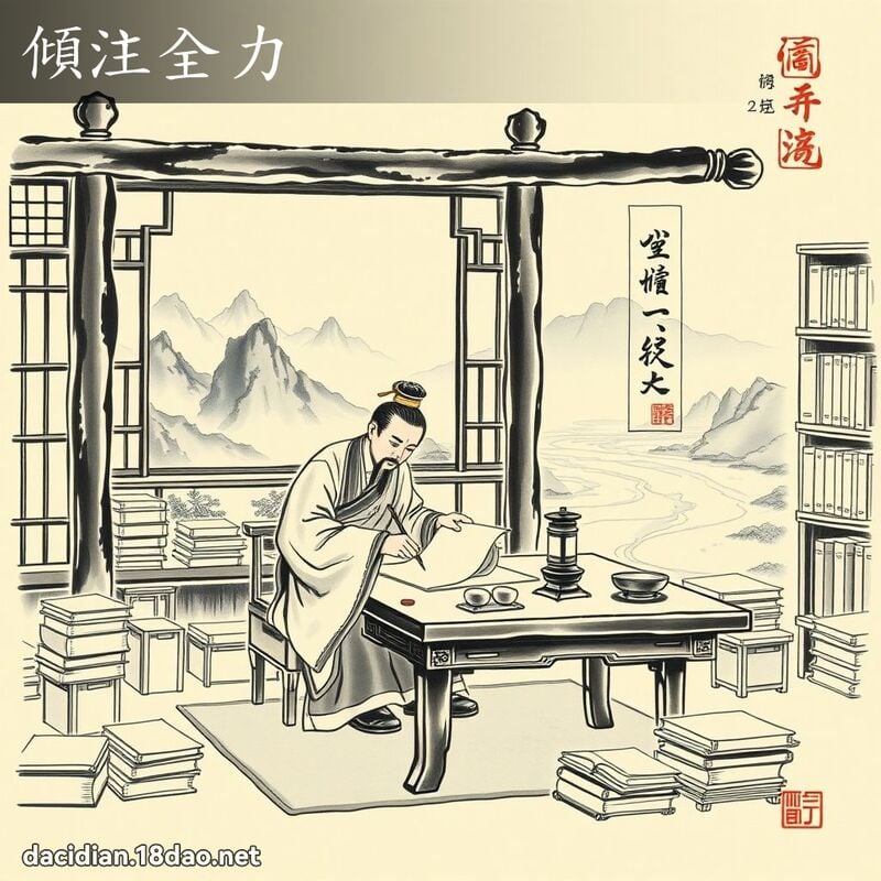 傾注全力 配图