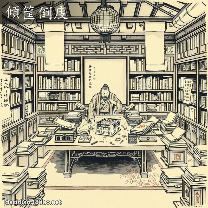 傾筐倒庋 配图