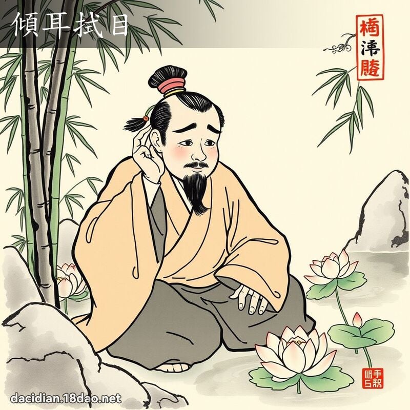 傾耳拭目 配图