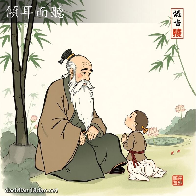 傾耳而聽 配图