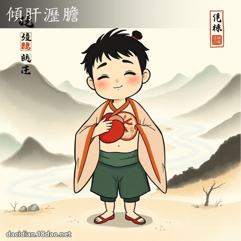傾肝瀝膽 配图