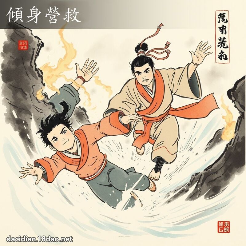 倾身营救 配图