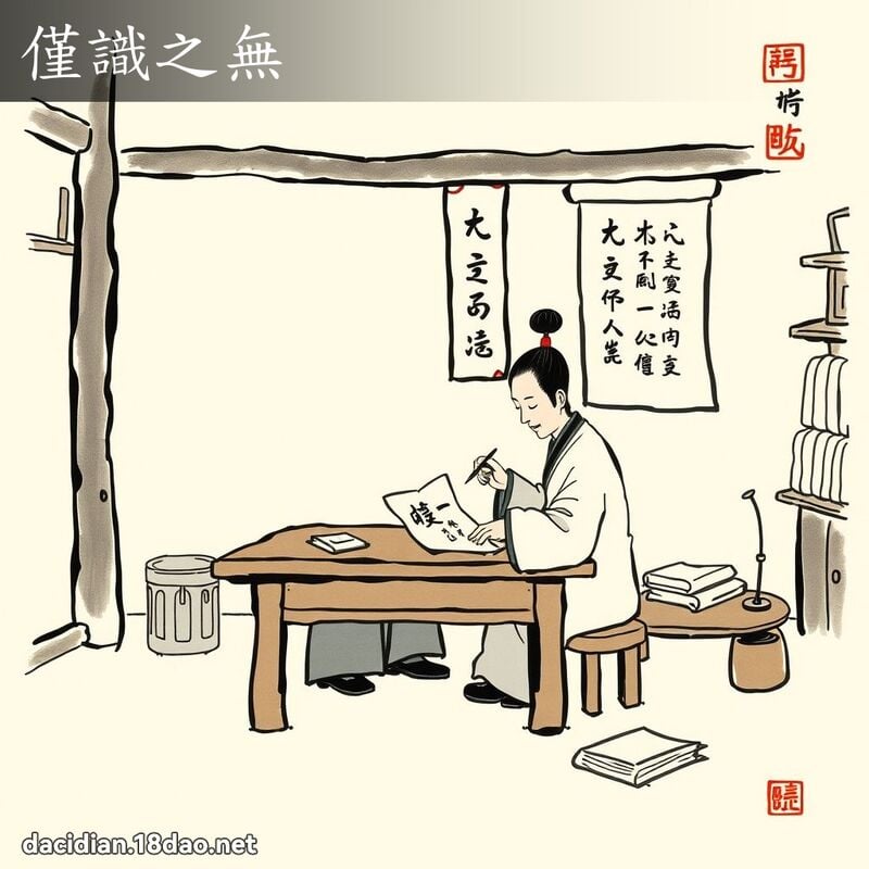 仅识之无 配图