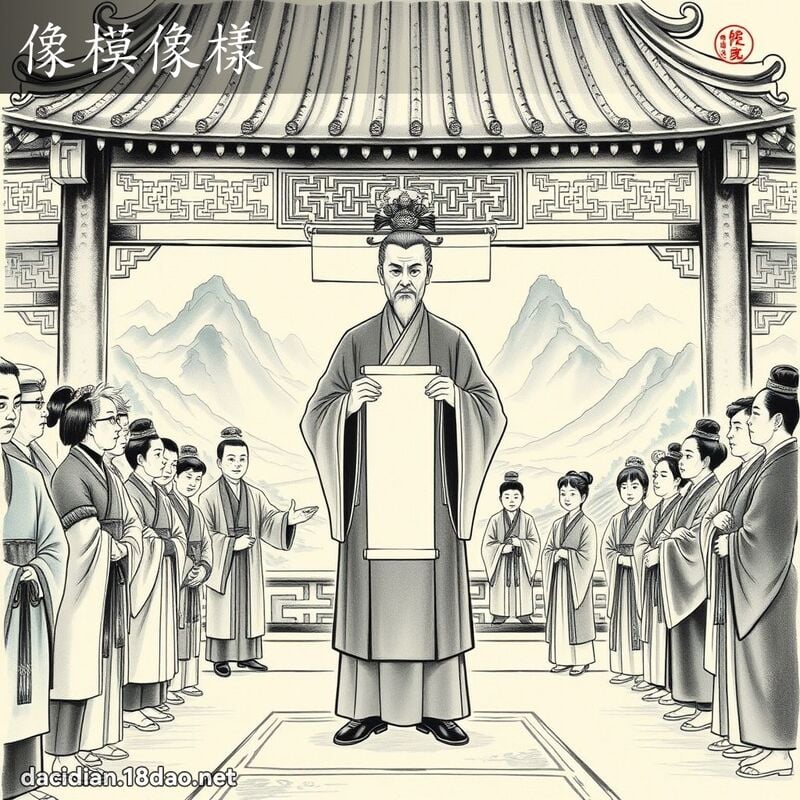 像模像样 配图