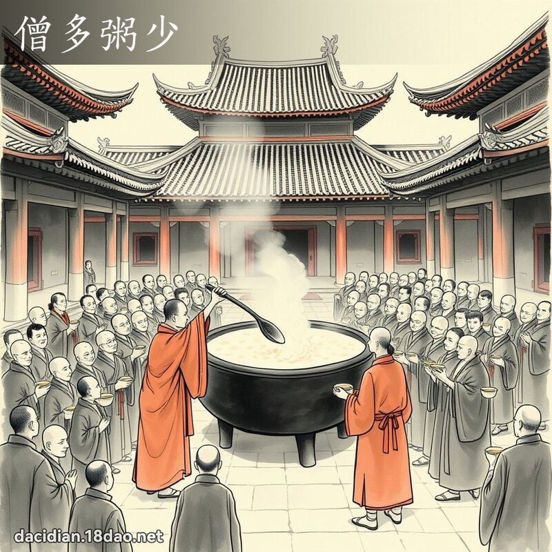 僧多粥少 配图