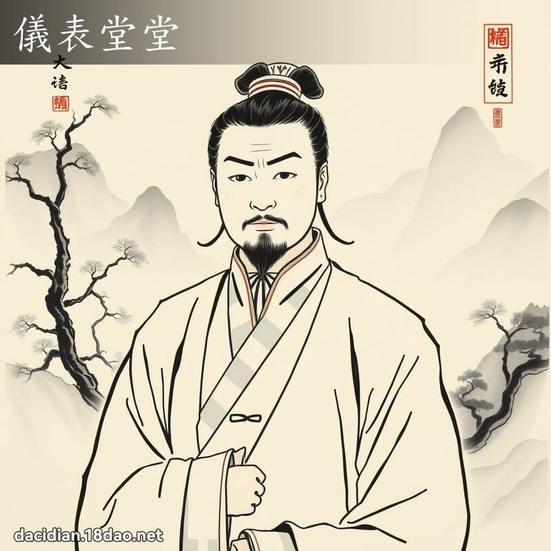 仪表堂堂 配图
