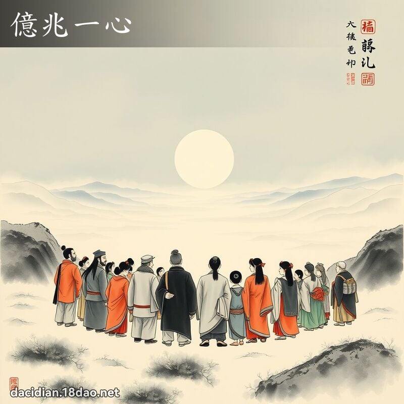 亿兆一心 配图
