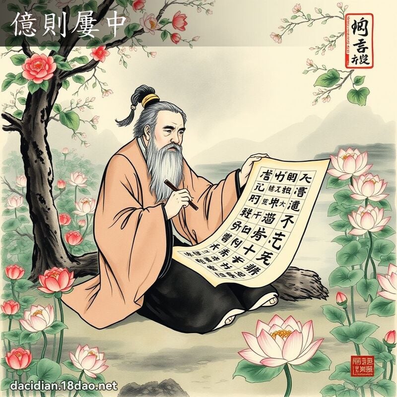 亿则屡中 配图