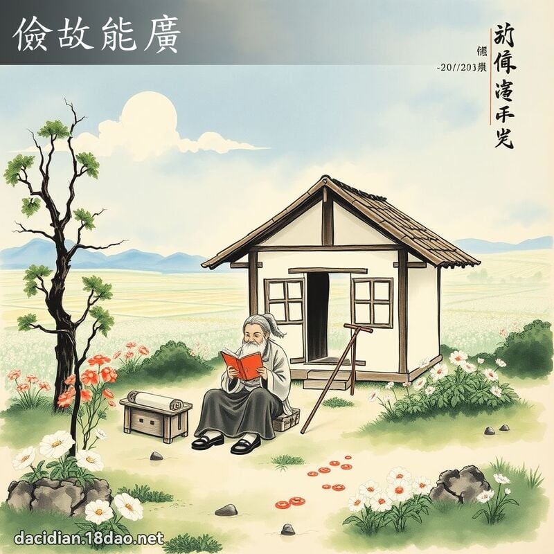 俭故能广 配图