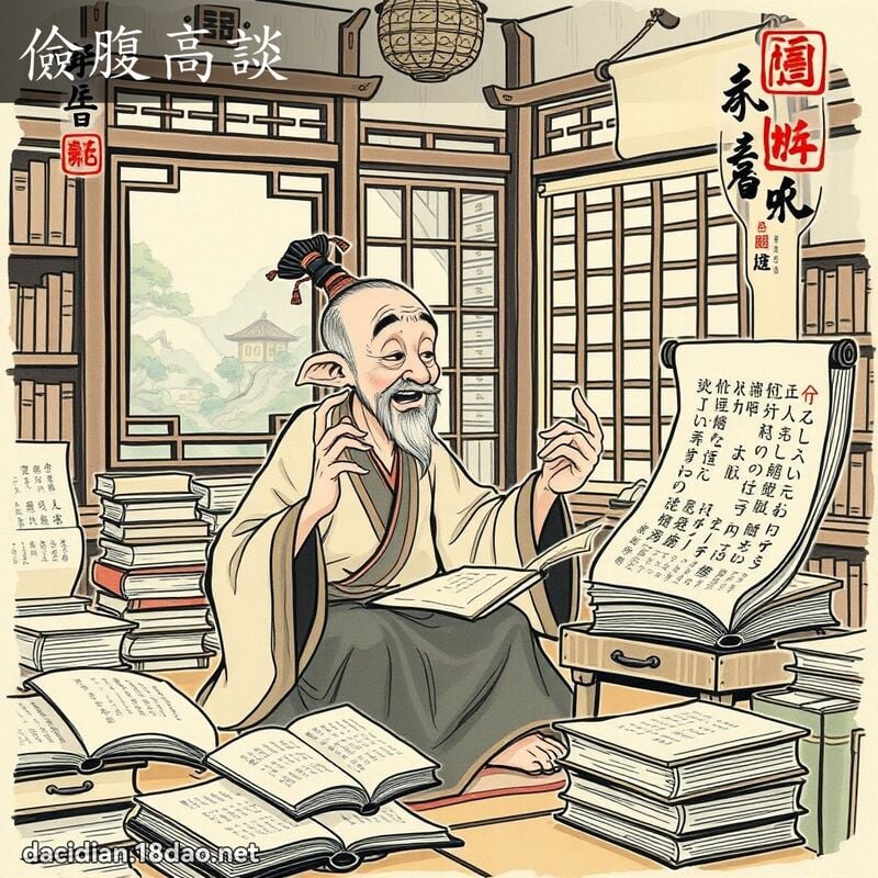 俭腹高谈 配图