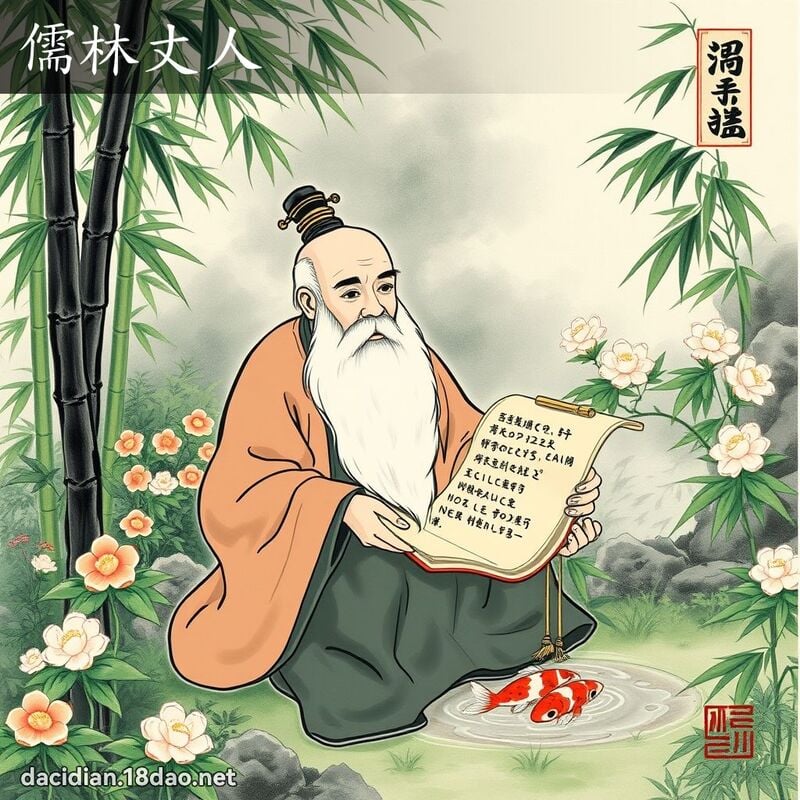 儒林丈人 配图