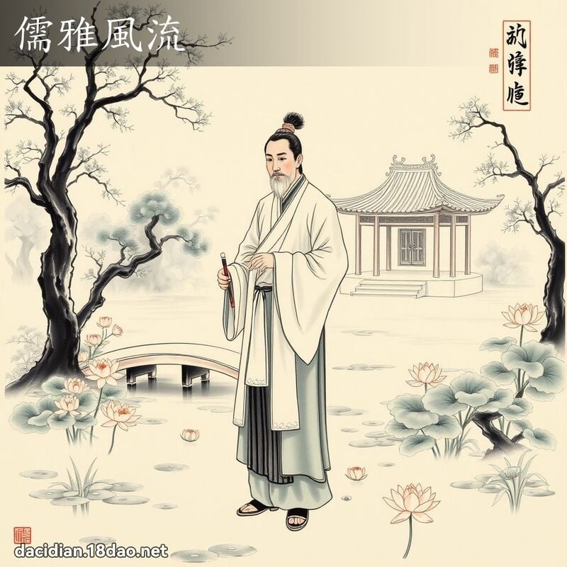 儒雅风流 配图