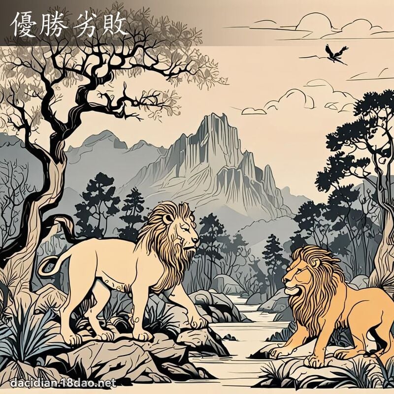 优胜劣败 配图