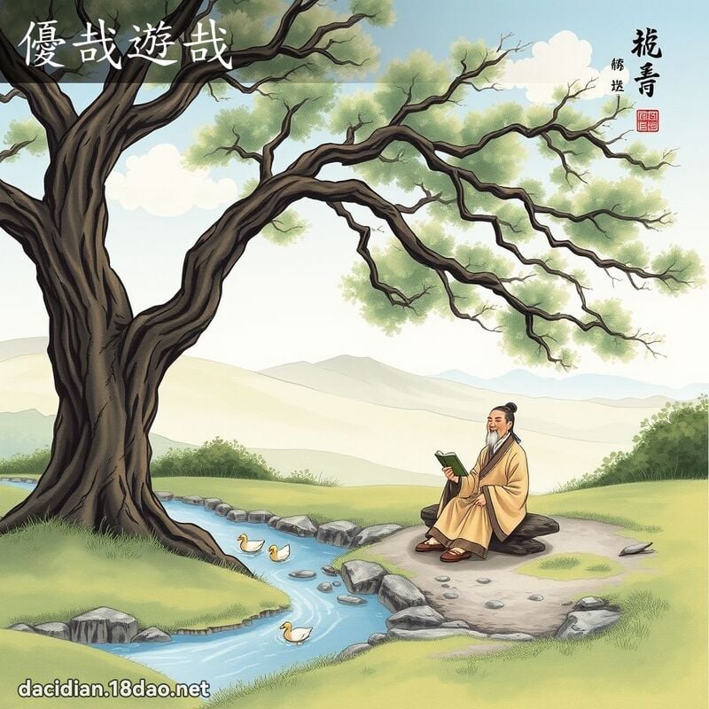 优哉游哉 配图