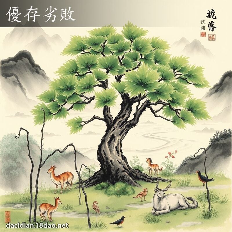 优存劣败 配图