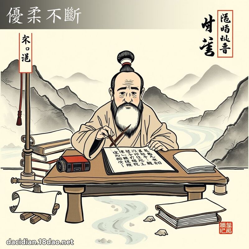 优柔不断 配图