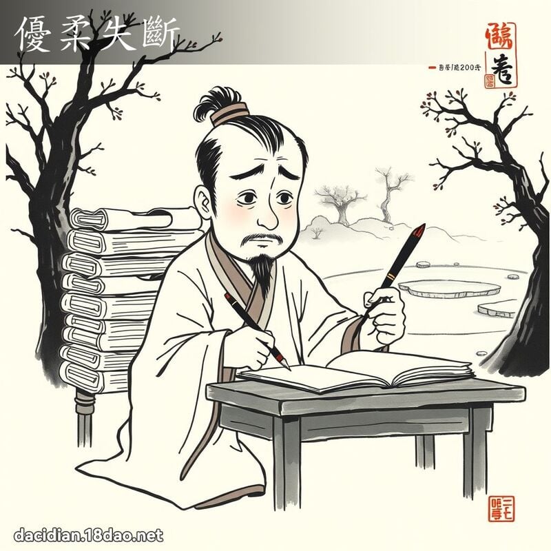 优柔失断 配图