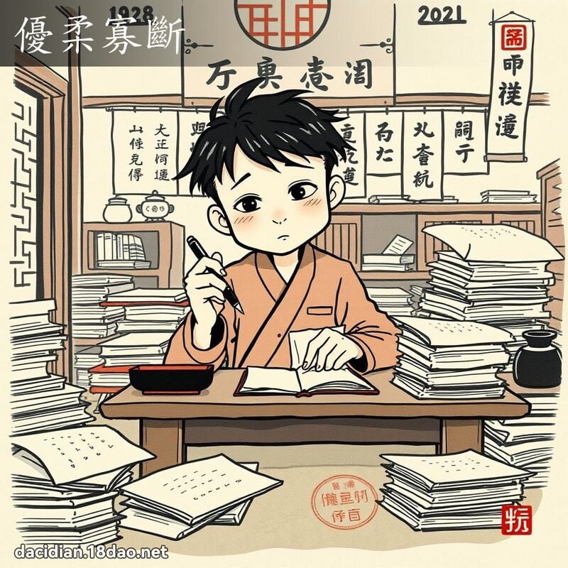 优柔寡断 配图