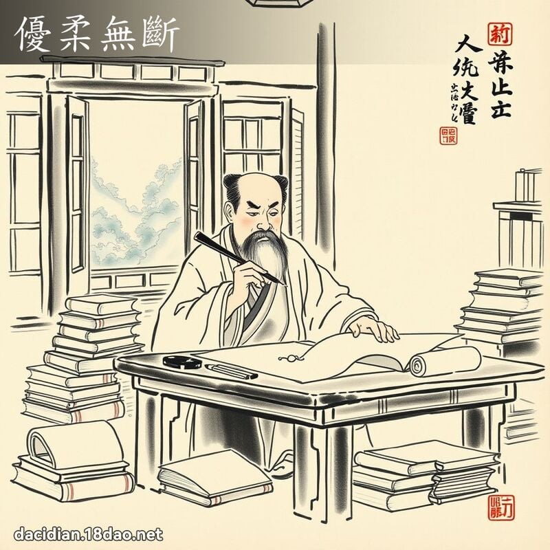 优柔无断 配图