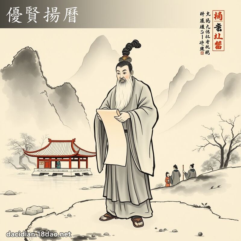 优贤扬历 配图