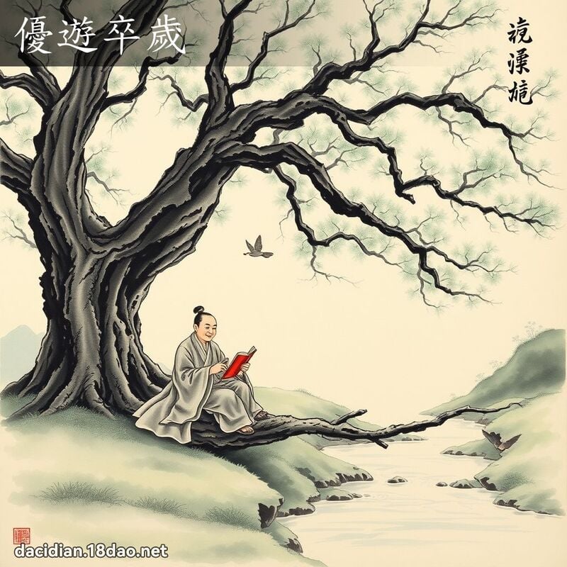 优游卒岁 配图