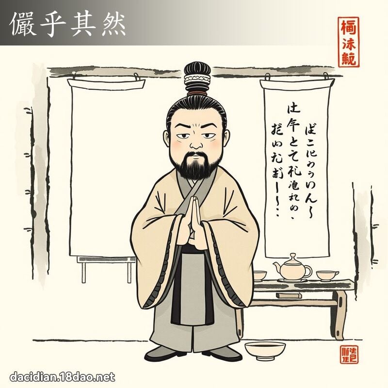 儼乎其然 配图