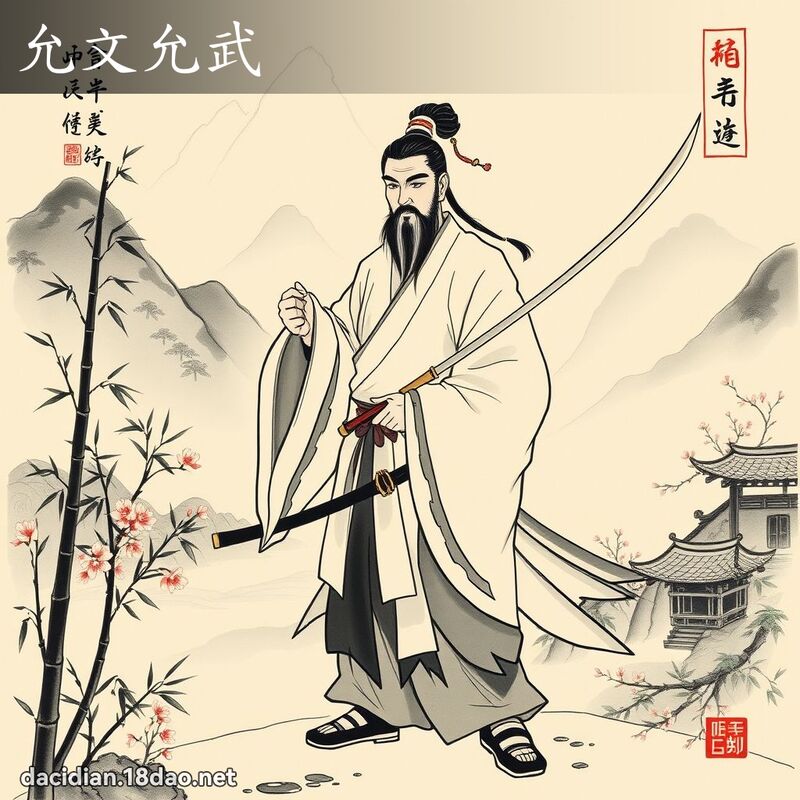 允文允武 配图