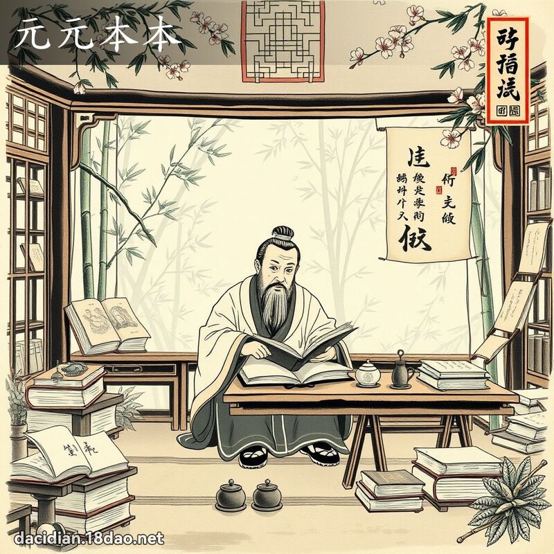 元元本本 配图