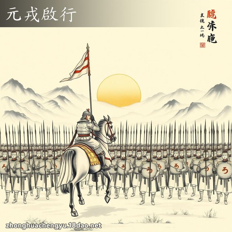 元戎啟行 - 中華成語配圖