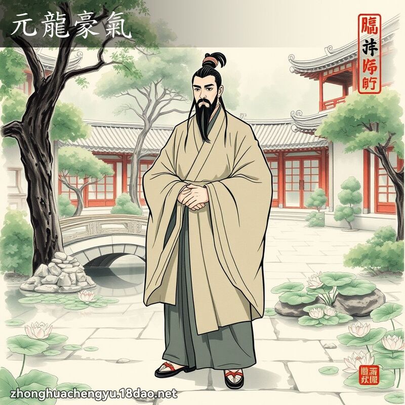 元龍豪氣 - 中華成語配圖